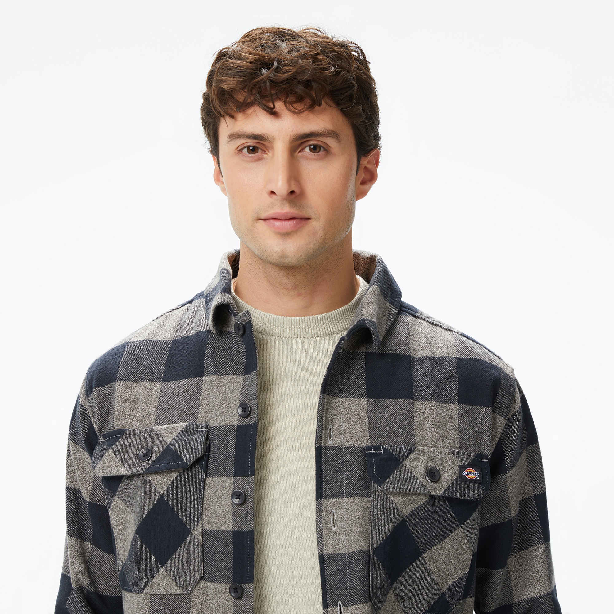 Dickies Sacramento Erkek Gri Gömlek