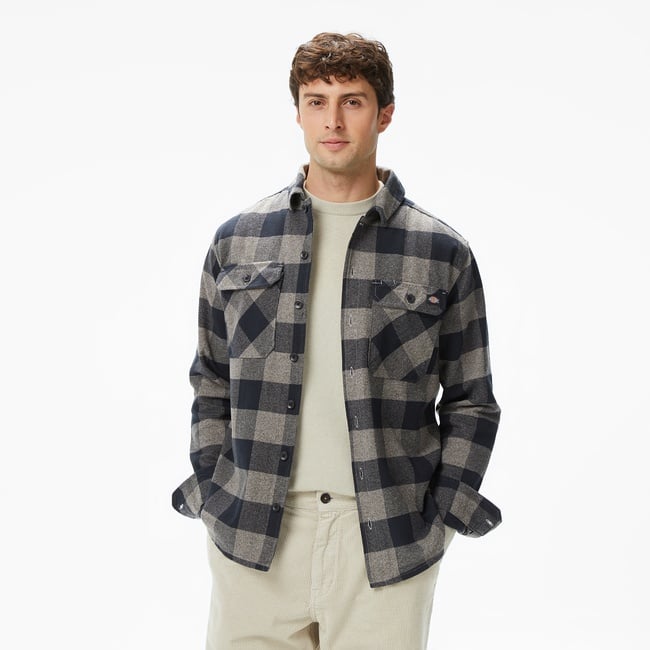  Dickies Sacramento Erkek Gri Gömlek