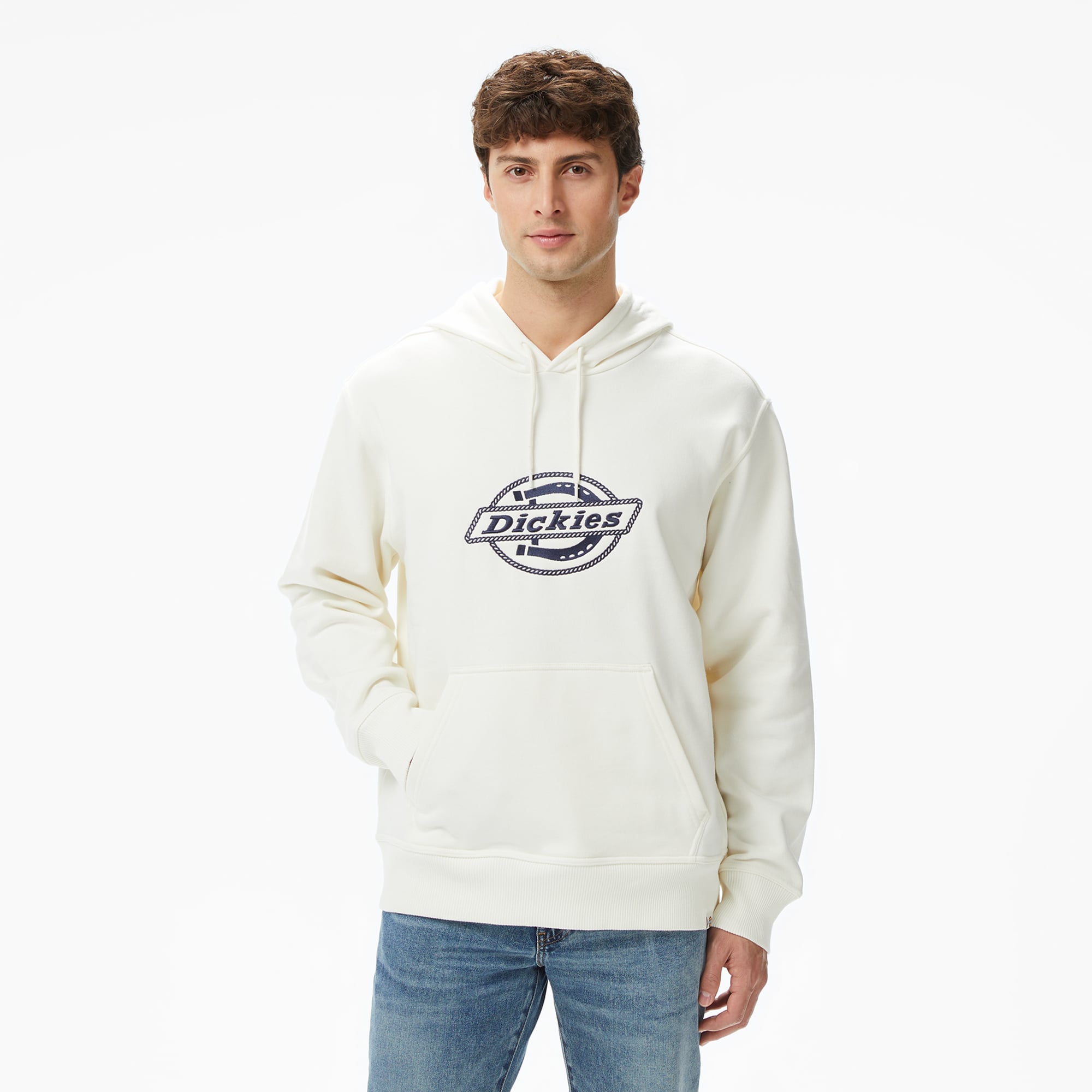  Dickies Forth Shaw Erkek Beyaz Sweatshirt