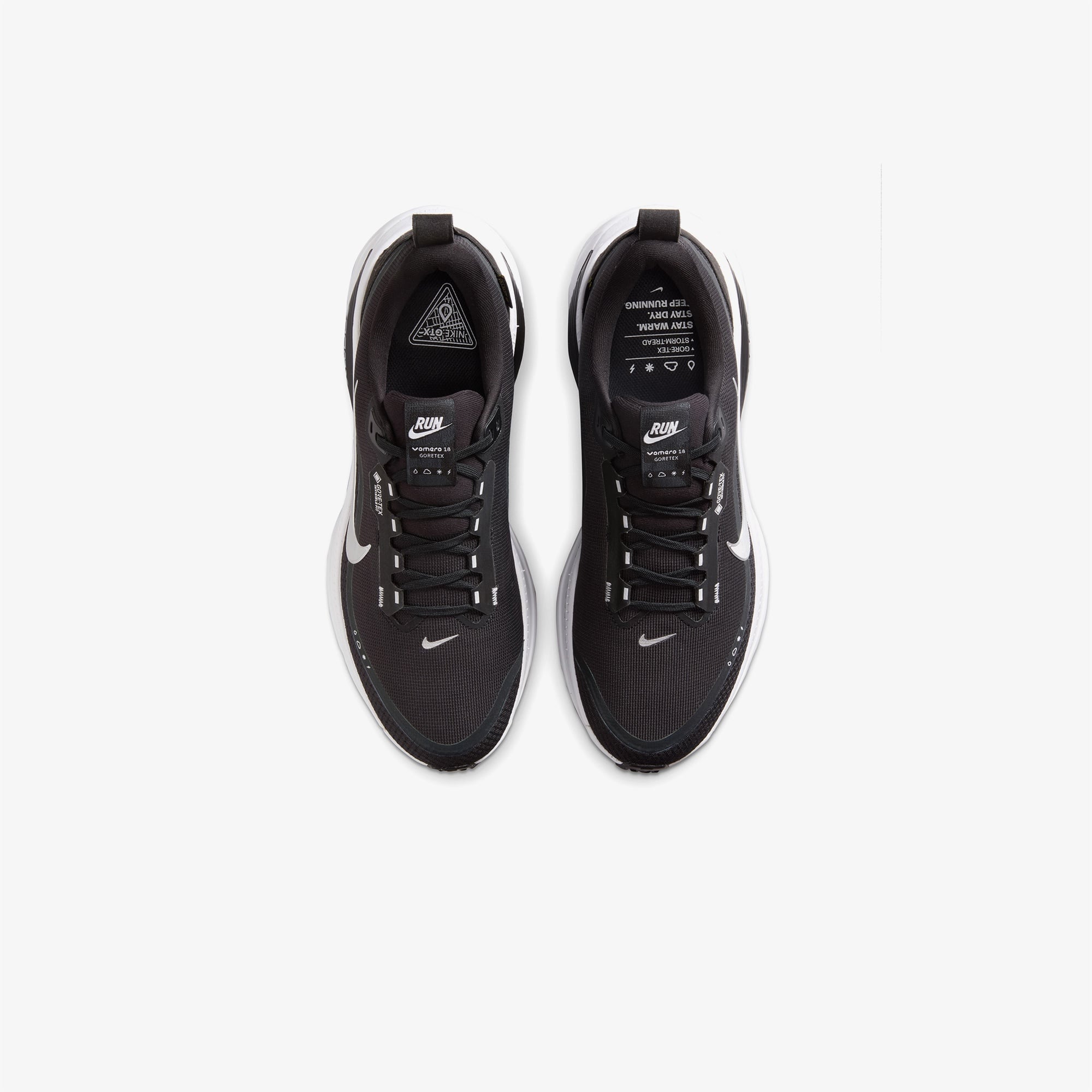 Nike Vomero 18 Gore-Tex Erkek Siyah Koşu Ayakkabısı