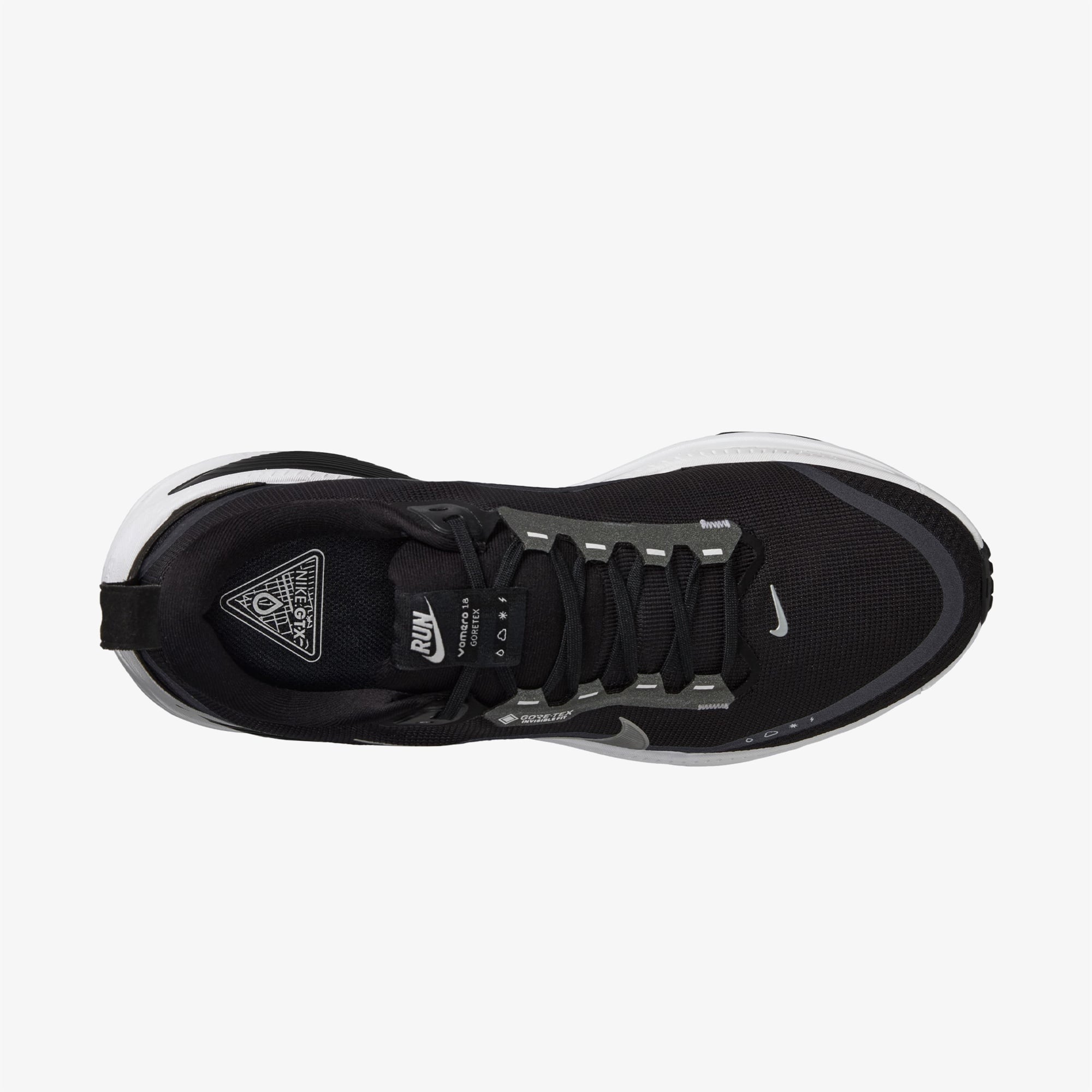 Nike Vomero 18 Gore-Tex Erkek Siyah Koşu Ayakkabısı