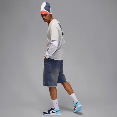  Jordan Air 1 Low Erkek Krem Rengi Spor Ayakkabı