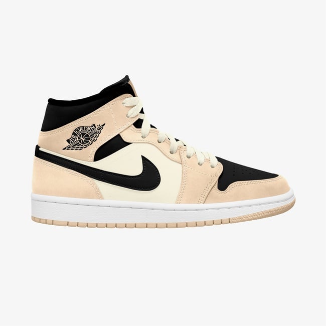  Jordan Air 1 Mid Kadın Turuncu Spor Ayakkabı