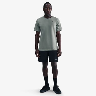  Nike Dri-Fit Crew Solid Erkek Yeşil T-Shirt