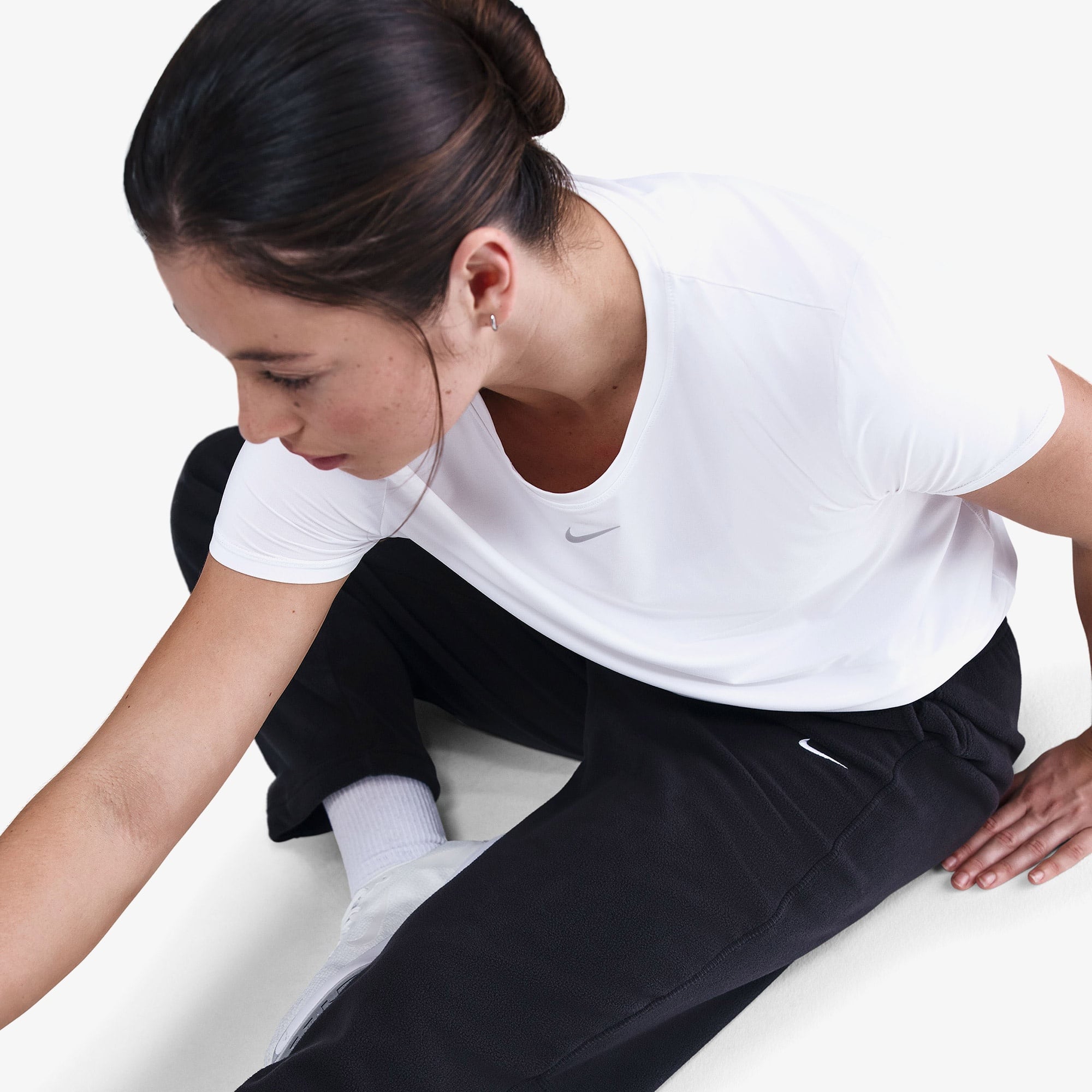 Nike One Therma-Fit Polar Kadın Siyah Eşofman Altı