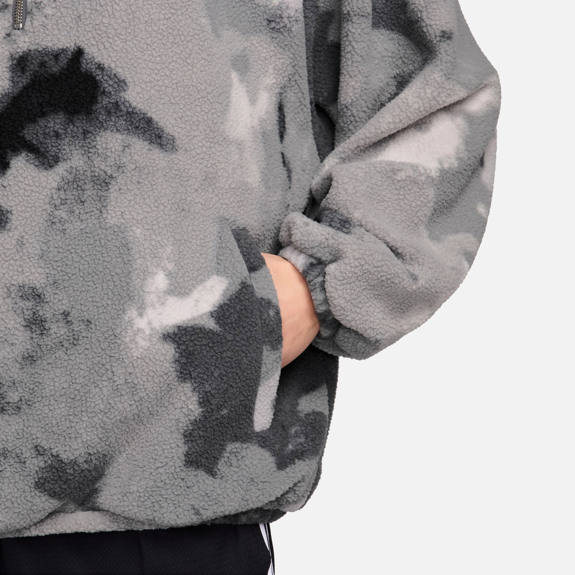 Nike Therma-Fit Sherpa Erkek Gri Ceket