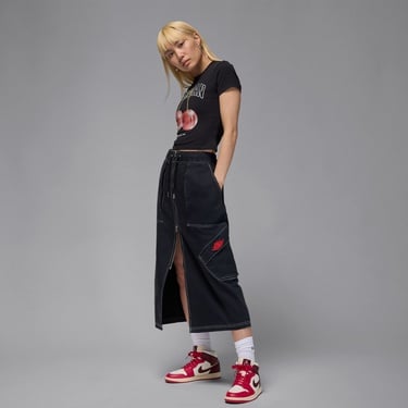  Jordan Air 1 Mid Kadın Kırmızı Rengi Spor Ayakkabı