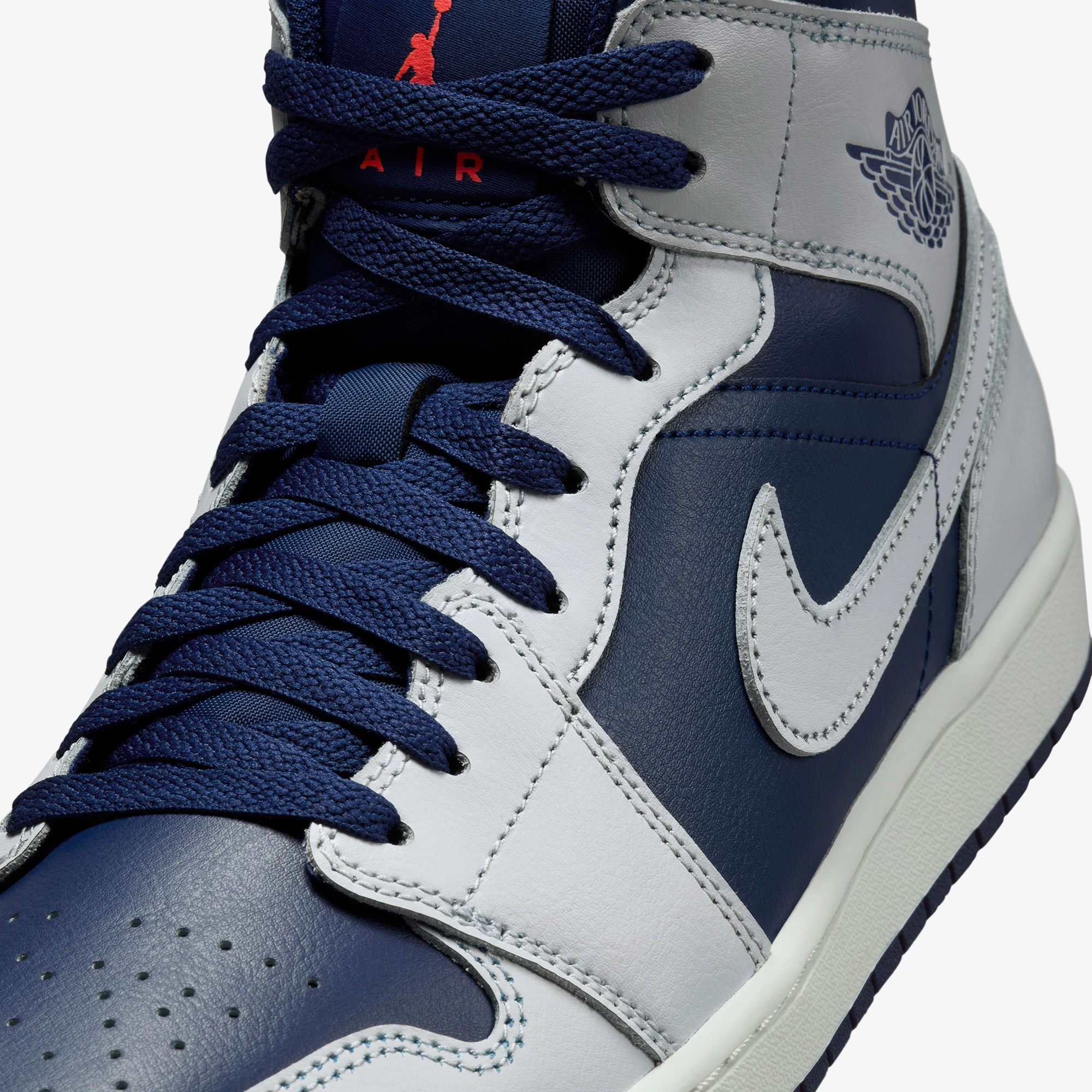 Jordan Air 1 Mid Erkek Mavi Spor Ayakkabı