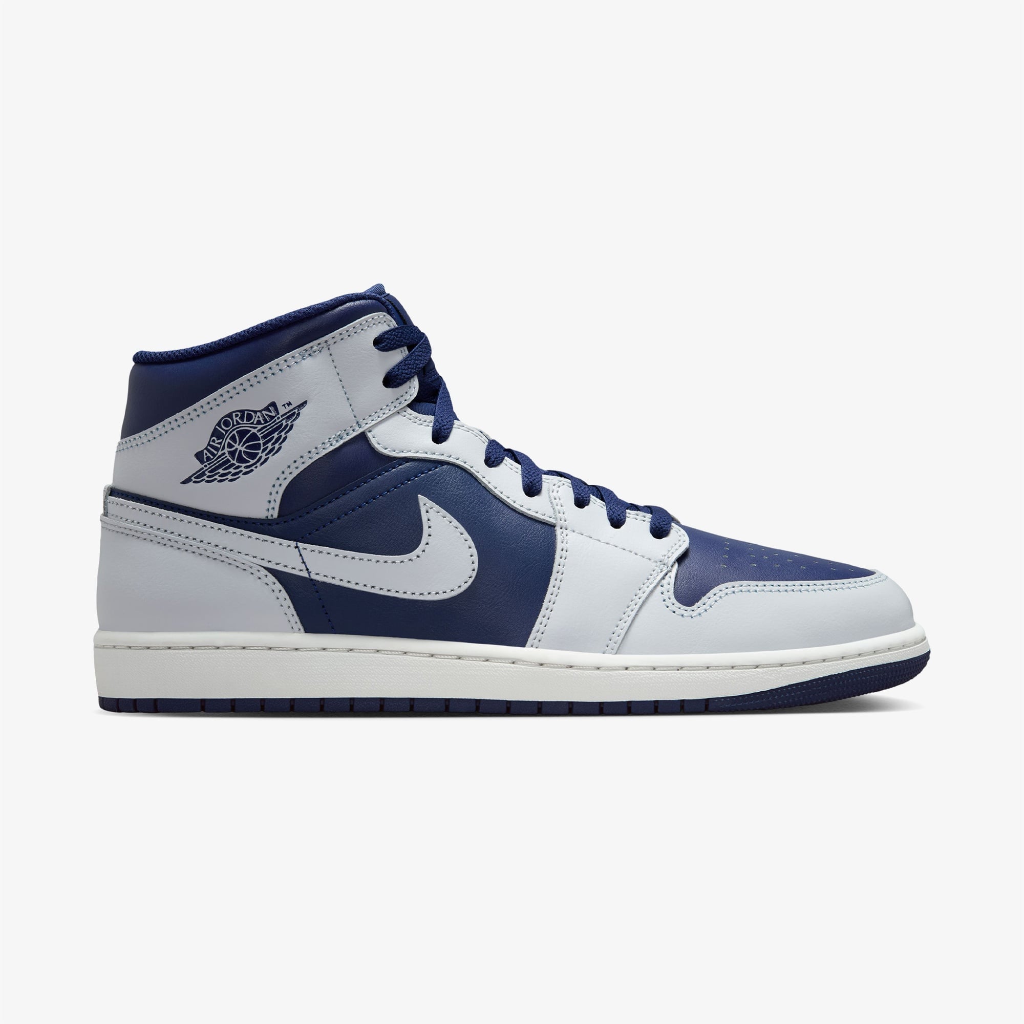 Jordan Air 1 Mid Erkek Mavi Spor Ayakkabı