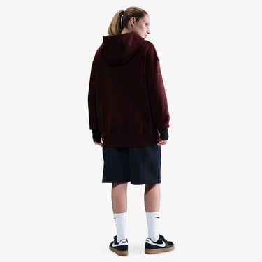  Nike Sportswear Phoenix Fleece Oversize Kadın Bordo Hoodie