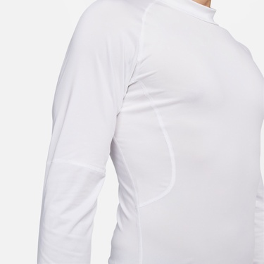  Nike Pro Dri-Fit Erkek Beyaz Uzun Kollu T-Shirt