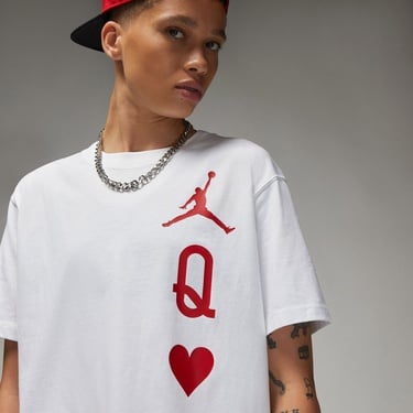  Jordan Flight Kadın Beyaz T-Shirt