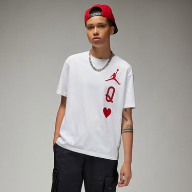  Jordan Flight Kadın Beyaz T-Shirt