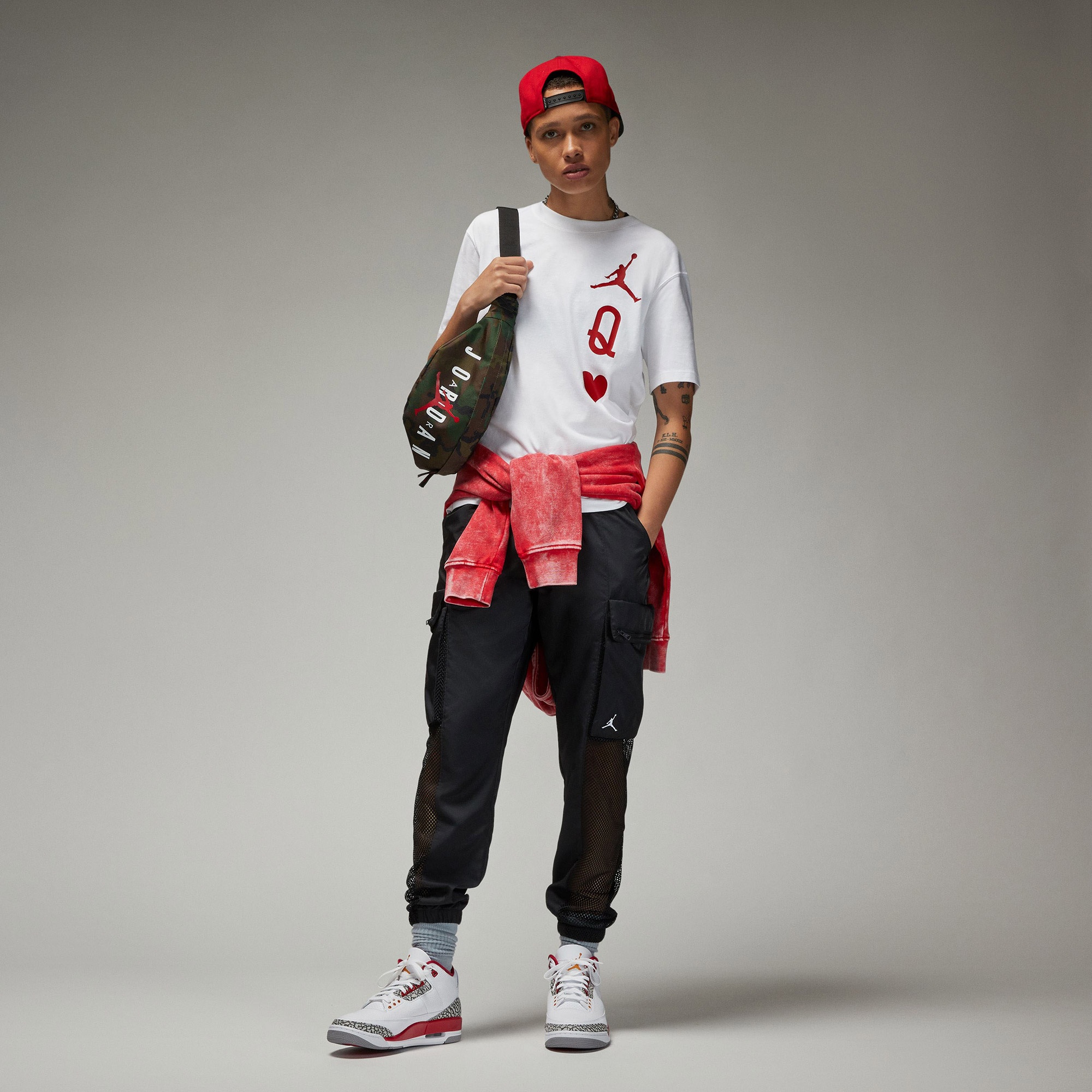 Jordan Flight Kadın Beyaz T-Shirt