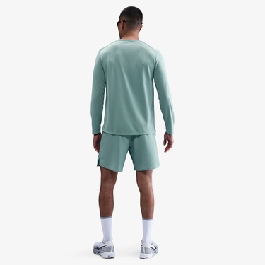  Nike Dri-Fit Miler Erkek Yeşil Uzun Kollu T-Shirt