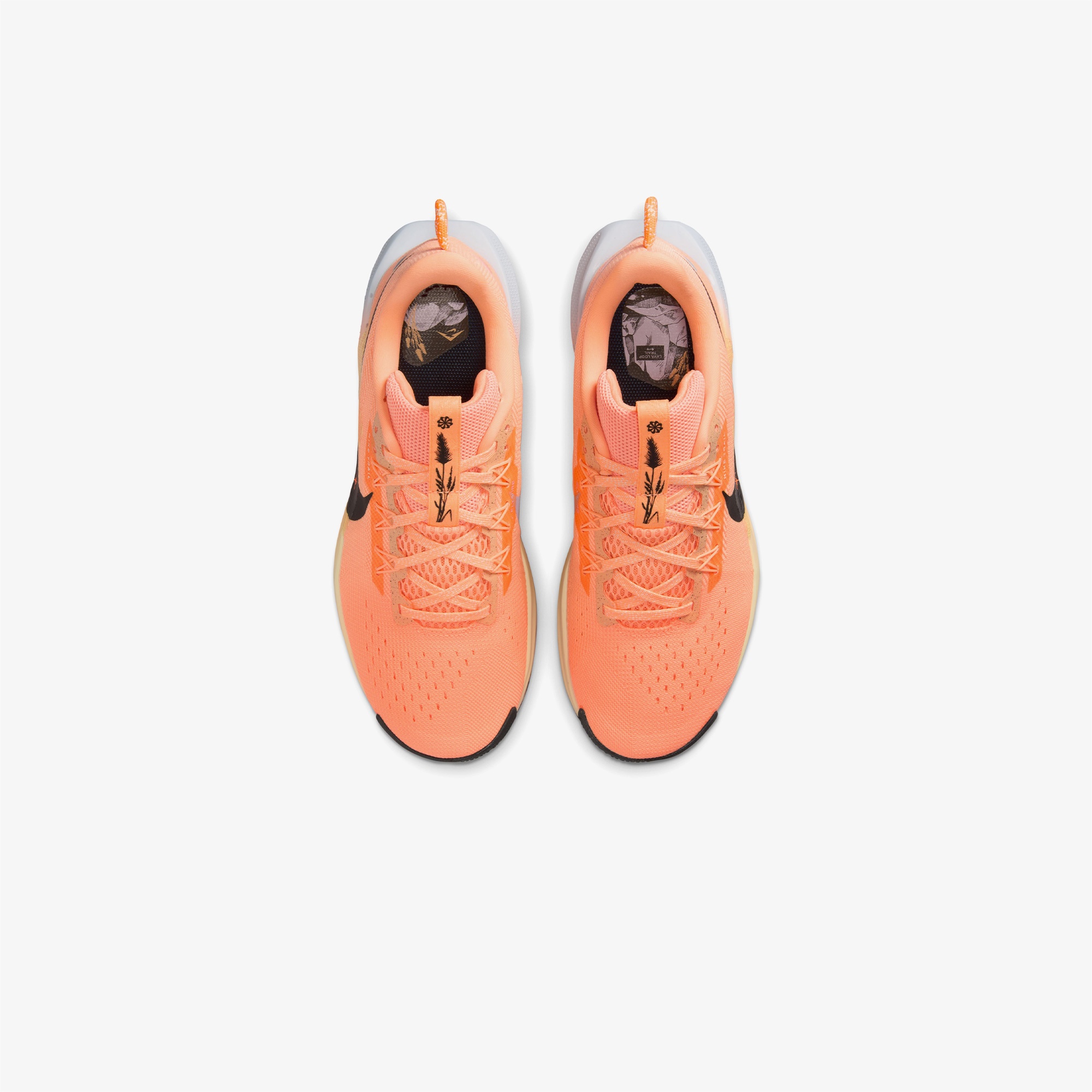 Nike Reactx Pegasus Trail 5 Kadın Turuncu Koşu Ayakkabısı