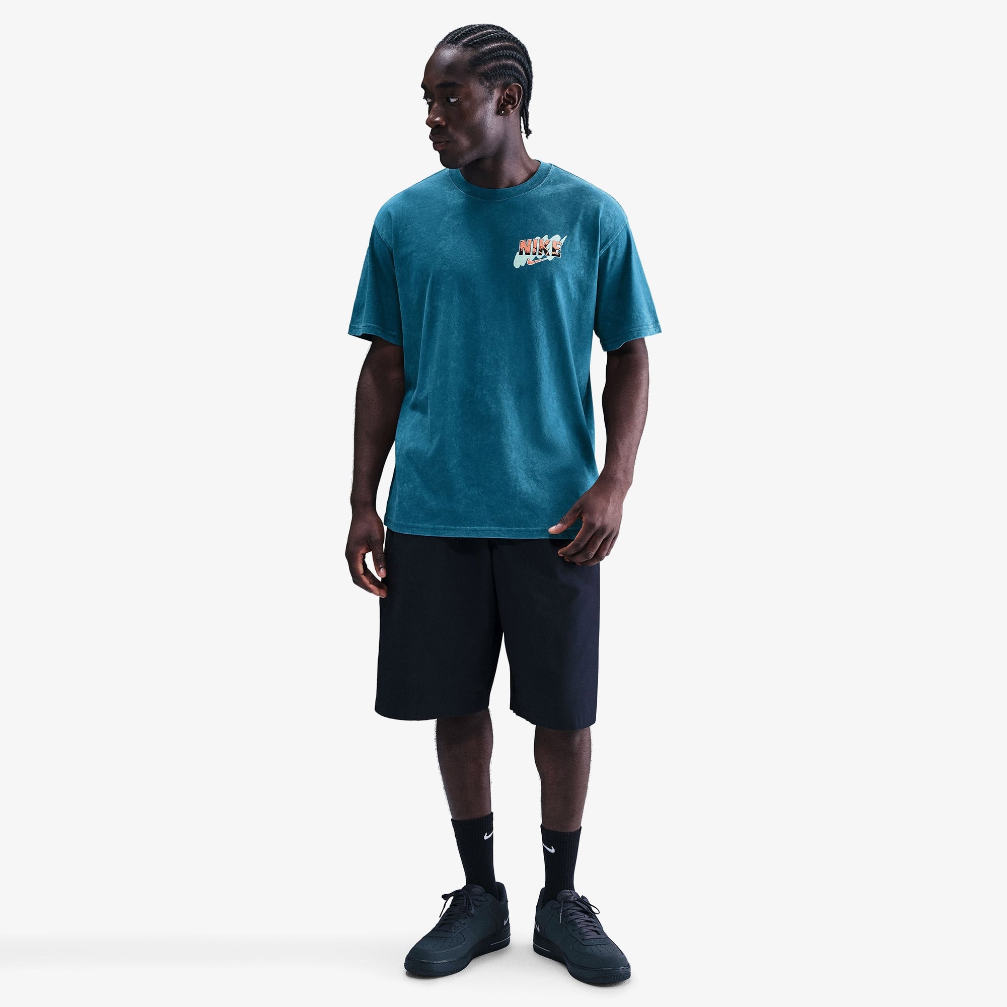 Nike Max90 DNA Erkek Mavi T-Shirt