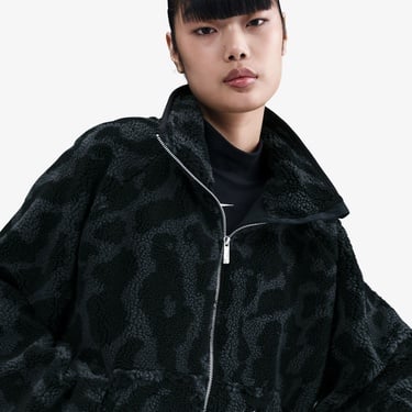  Nike Sportswear Street Sherpa Kadın Siyah Ceket