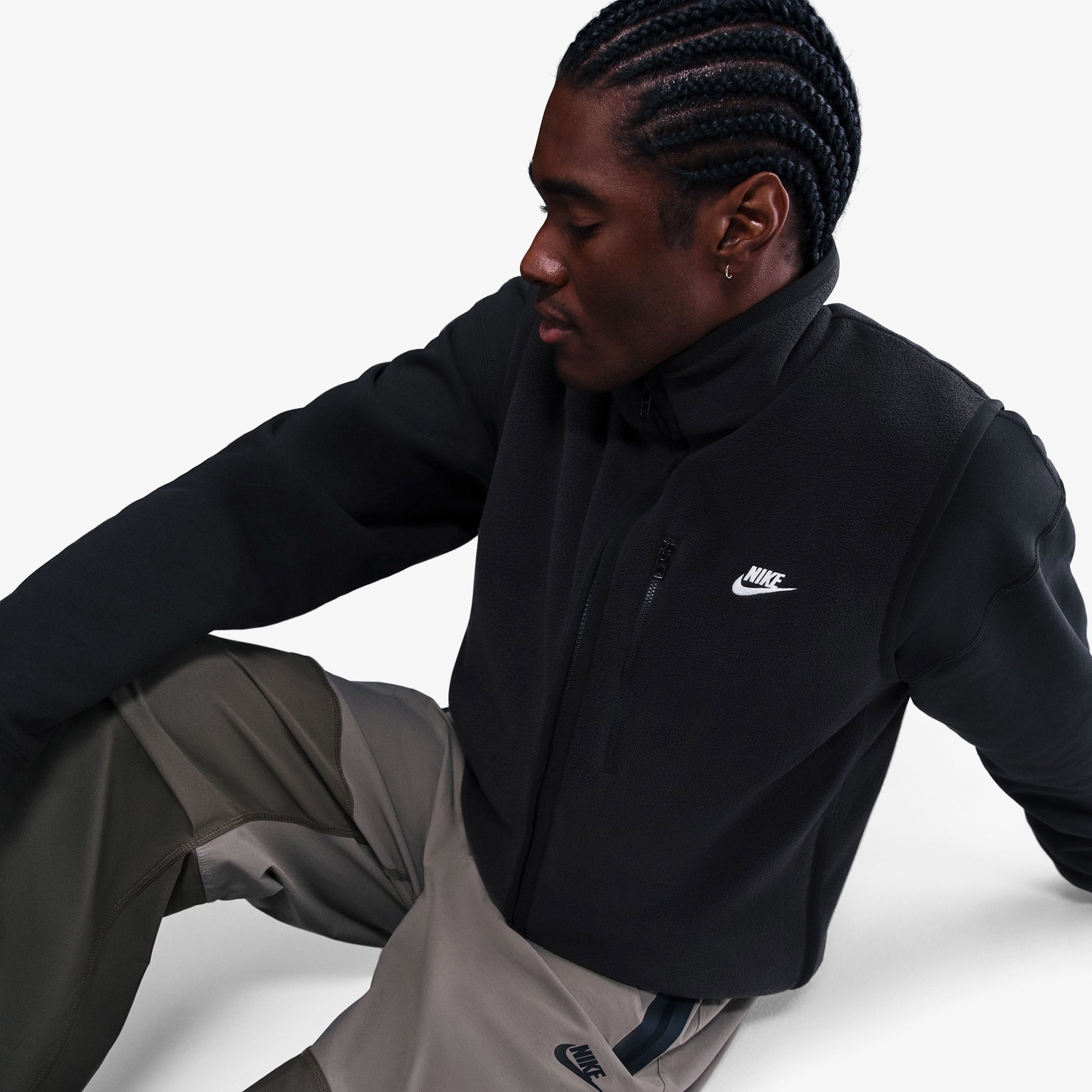 Nike Sportswear Club Winterized Erkek Siyah Yelek