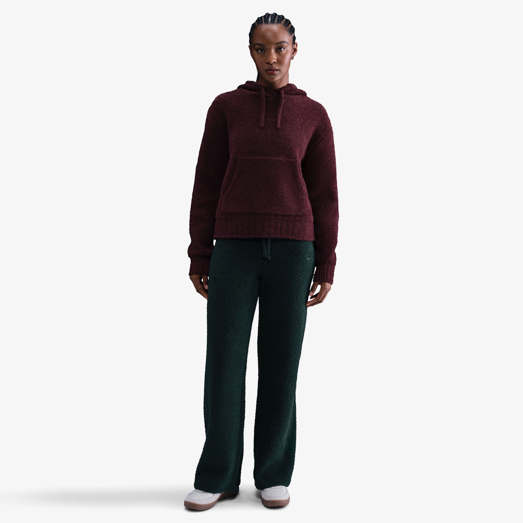 Nike Sportswear Phoenix Cozy Bouclé Kadın Yeşil Eşofman Altı