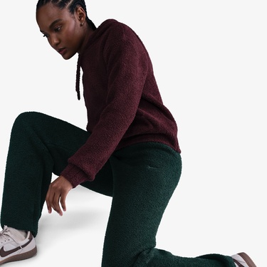  Nike Sportswear Phoenix Cozy Bouclé Kadın Yeşil Eşofman Altı