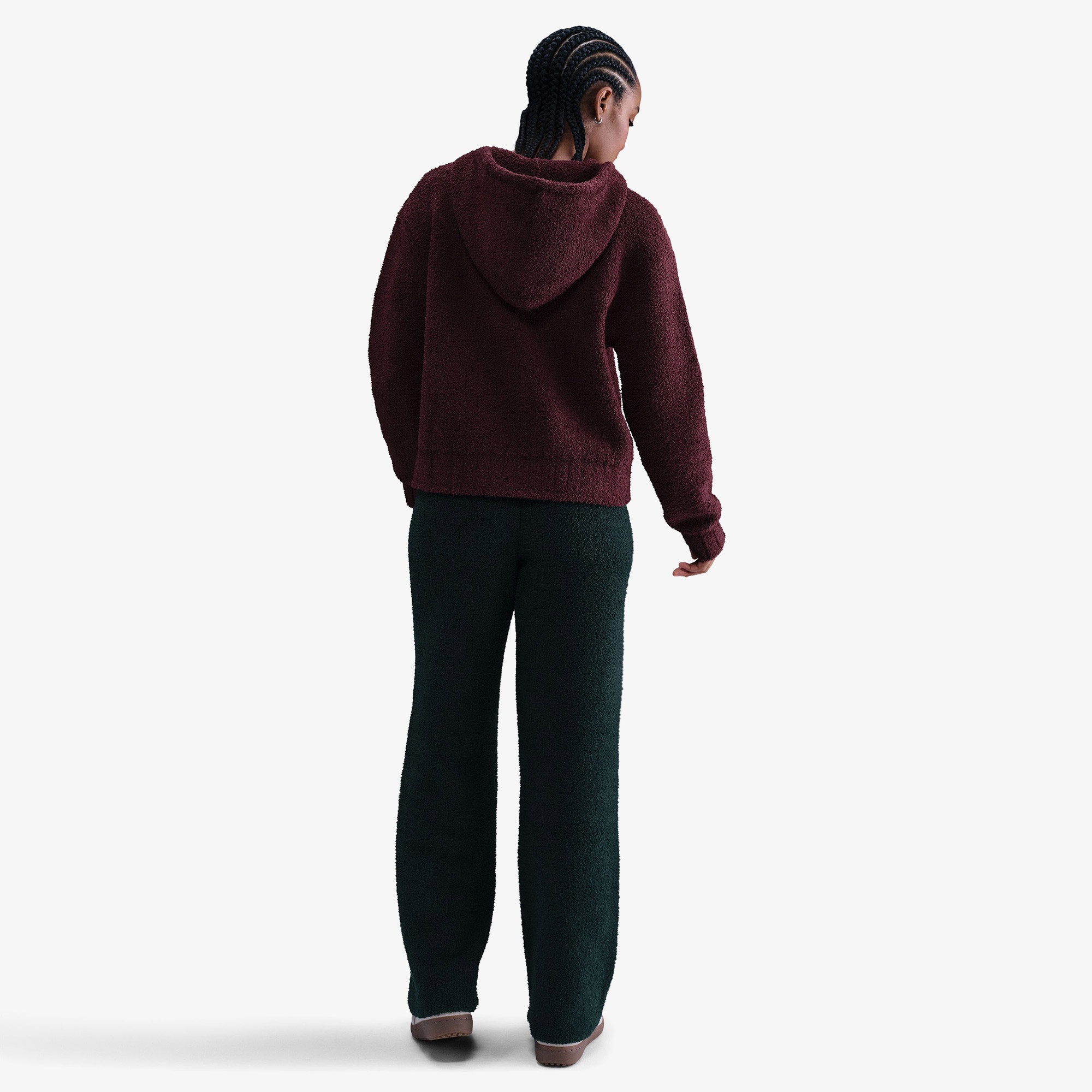 Nike Sportswear Phoenix Cozy Bouclé Kadın Yeşil Eşofman Altı