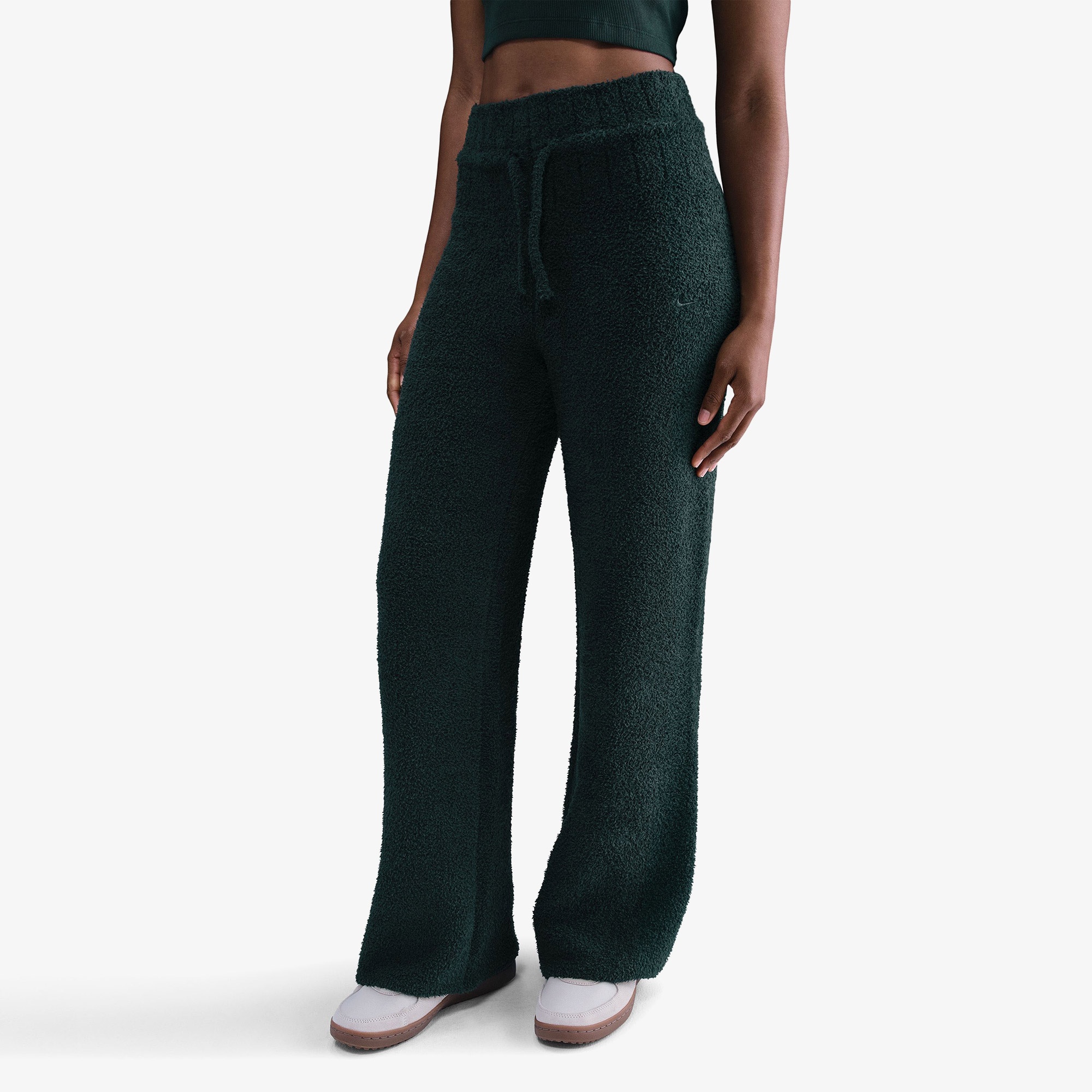 Nike Sportswear Phoenix Cozy Bouclé Kadın Yeşil Eşofman Altı