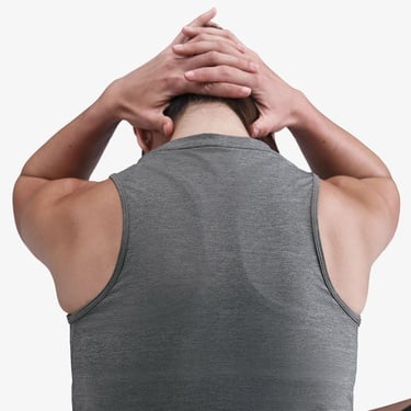  Nike One Classic Dri-Fit Kadın Gri Kolsuz T-Shirt