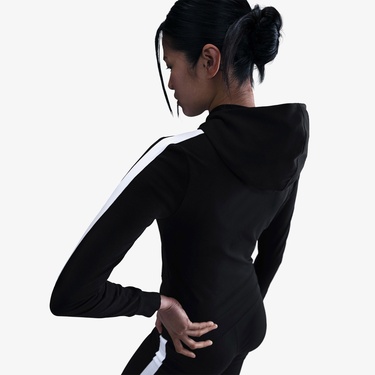  Nike Sportswear Full-Zip Hooded Kadın Siyah Hoodie