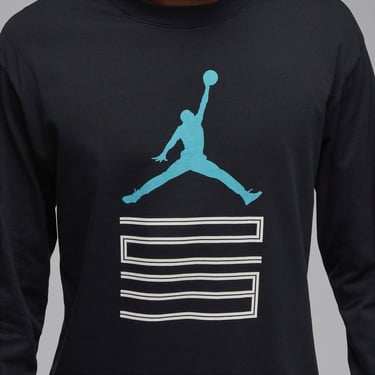  Jordan Brooklyn AJ11 Graphic Erkek Siyah T-Shirt