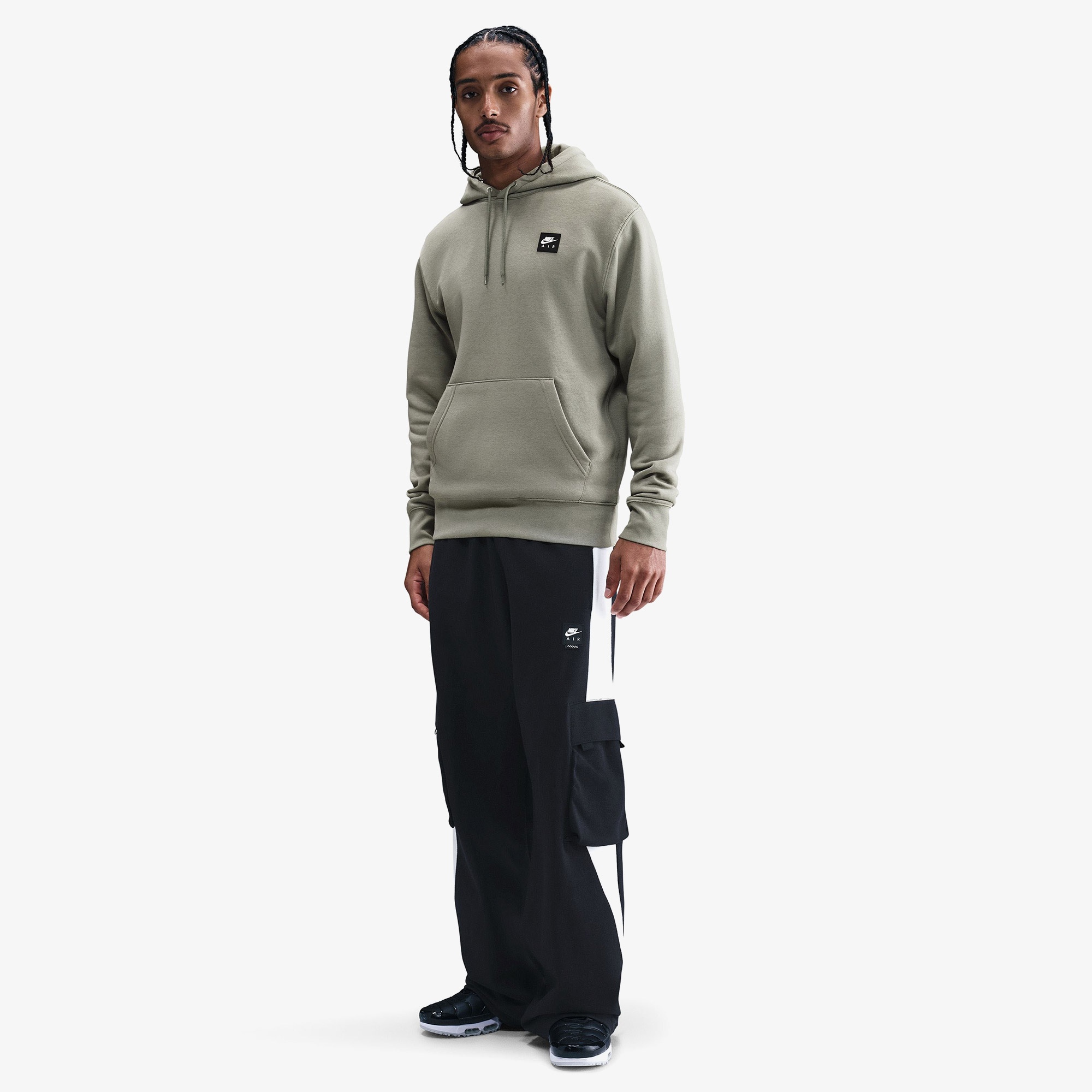 Nike Air Pullover Erkek Yeşil Kapüşonlu Hoodie