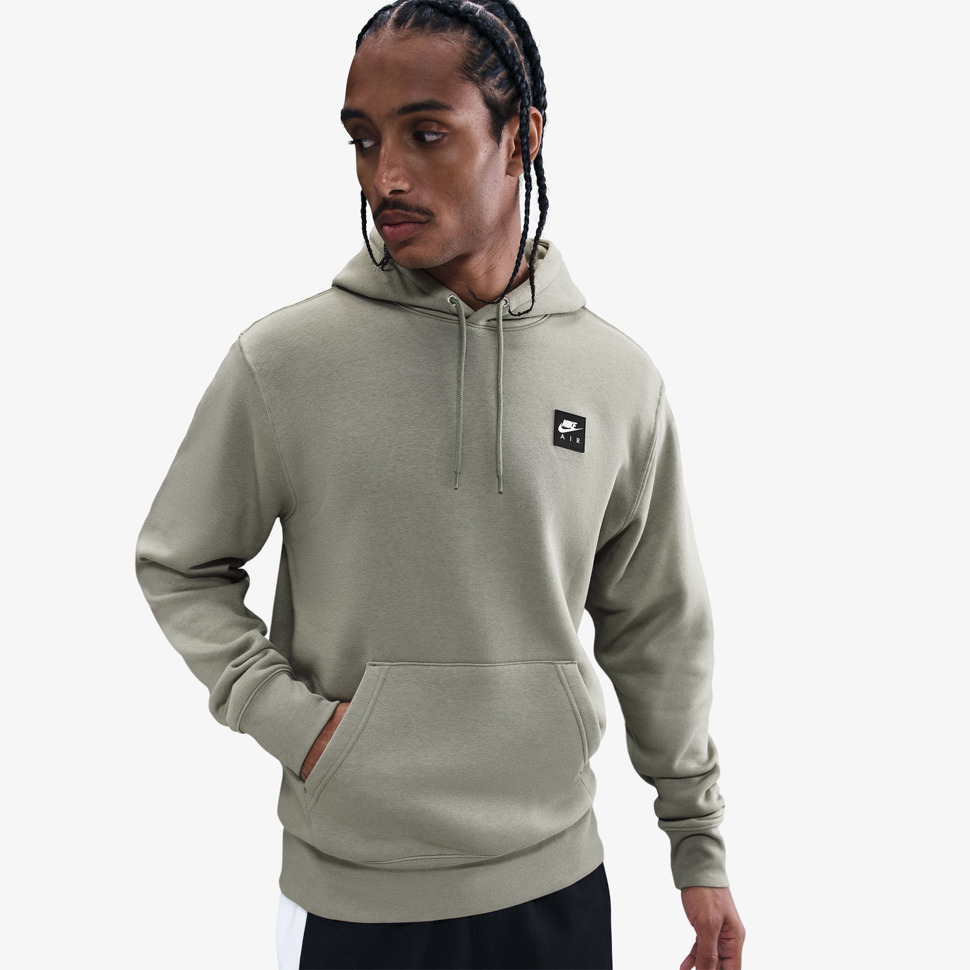 Nike Air Pullover Erkek Yeşil Kapüşonlu Hoodie