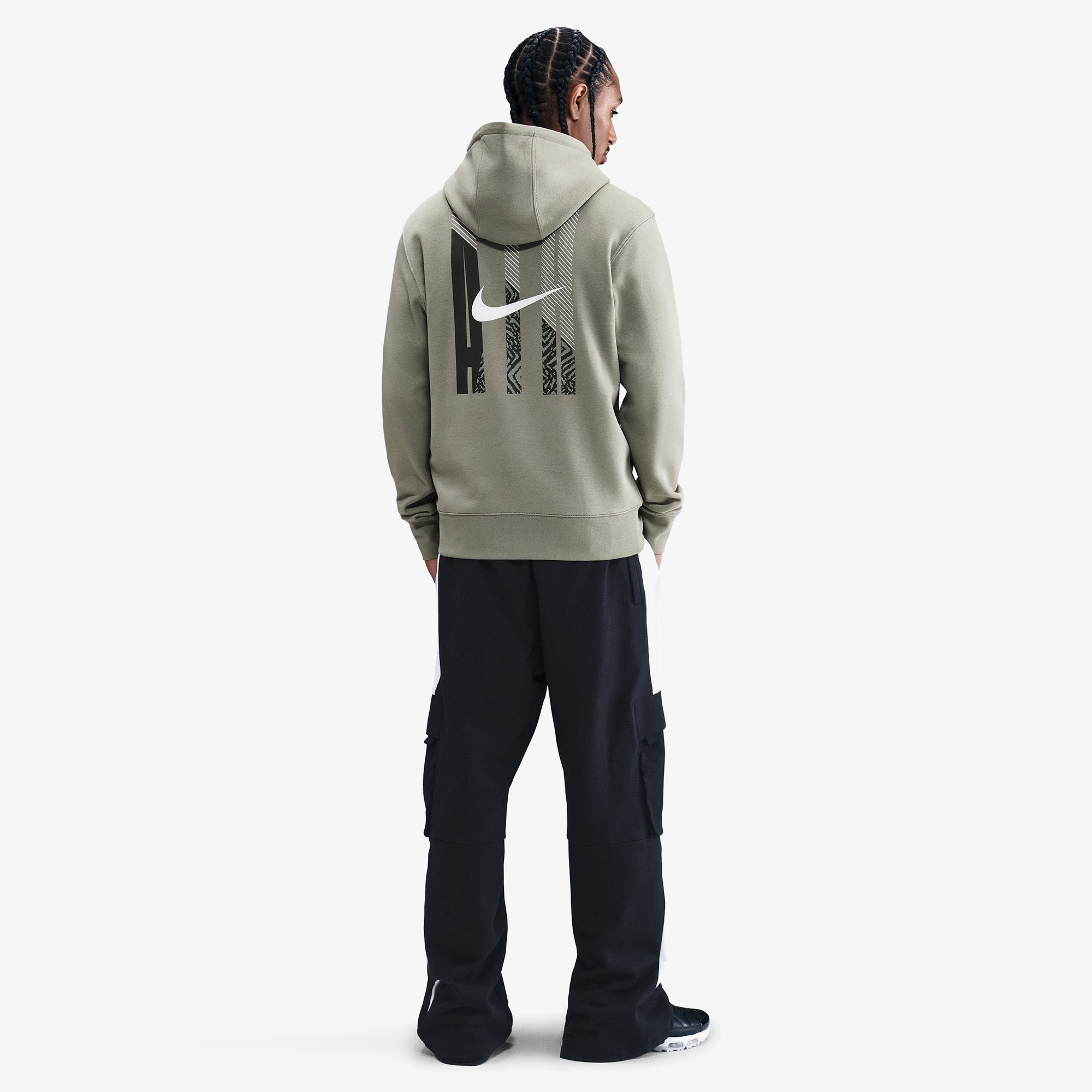 Nike Air Pullover Erkek Yeşil Kapüşonlu Hoodie