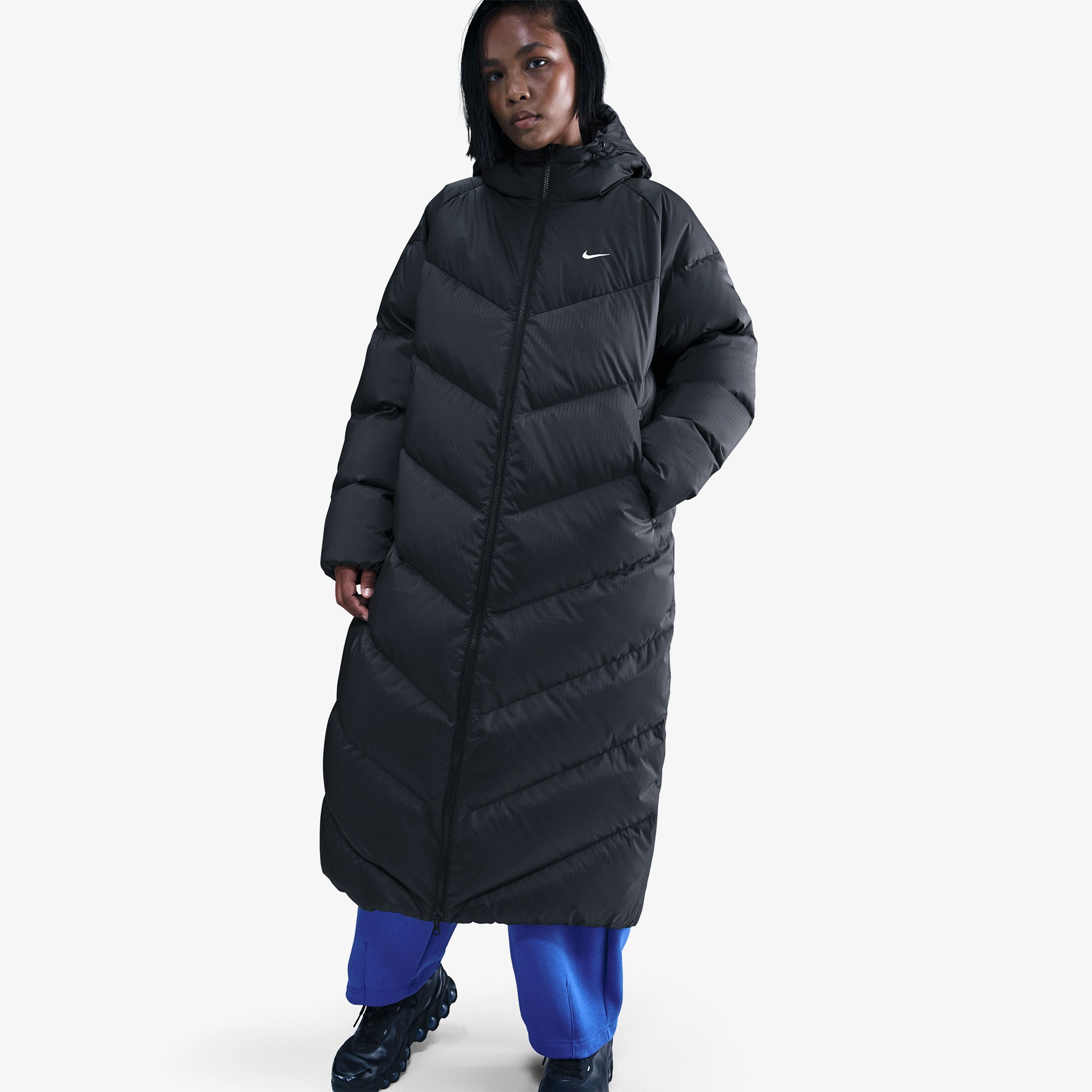 Nike Sportswear Storm-Fit Windpuffer Kadın Siyah Mont
