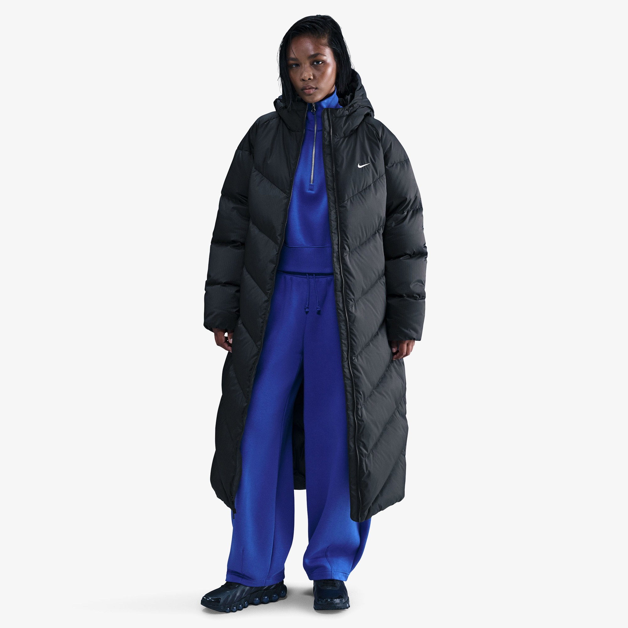 Nike Sportswear Storm-Fit Windpuffer Kadın Siyah Mont