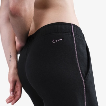  Nike Sportswear Phoenix Fleece Logo Kadın Siyah Eşofman Altı