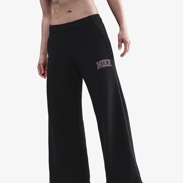  Nike Sportswear Phoenix Fleece Logo Kadın Siyah Eşofman Altı