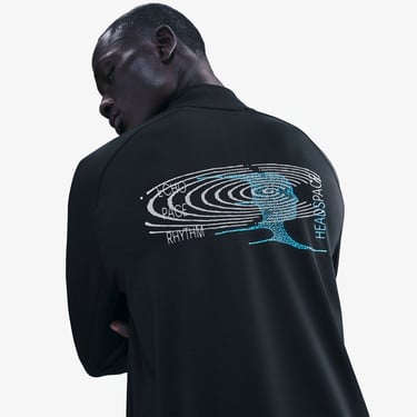  Nike Dri-Fit Stride Energy Erkek Siyah Uzun Kollu T-Shirt