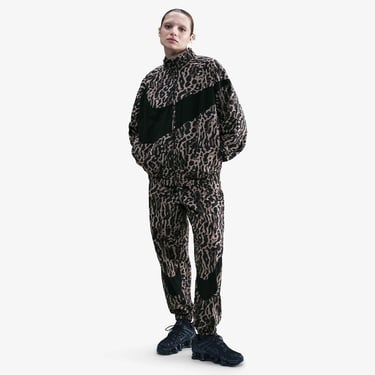  Nike Sportswear Woven Printed Kadın Siyah Ceket