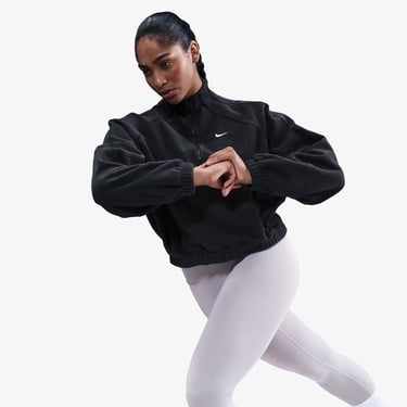  Nike One Therma-Fit Polar Kadın Siyah Sweatshirt