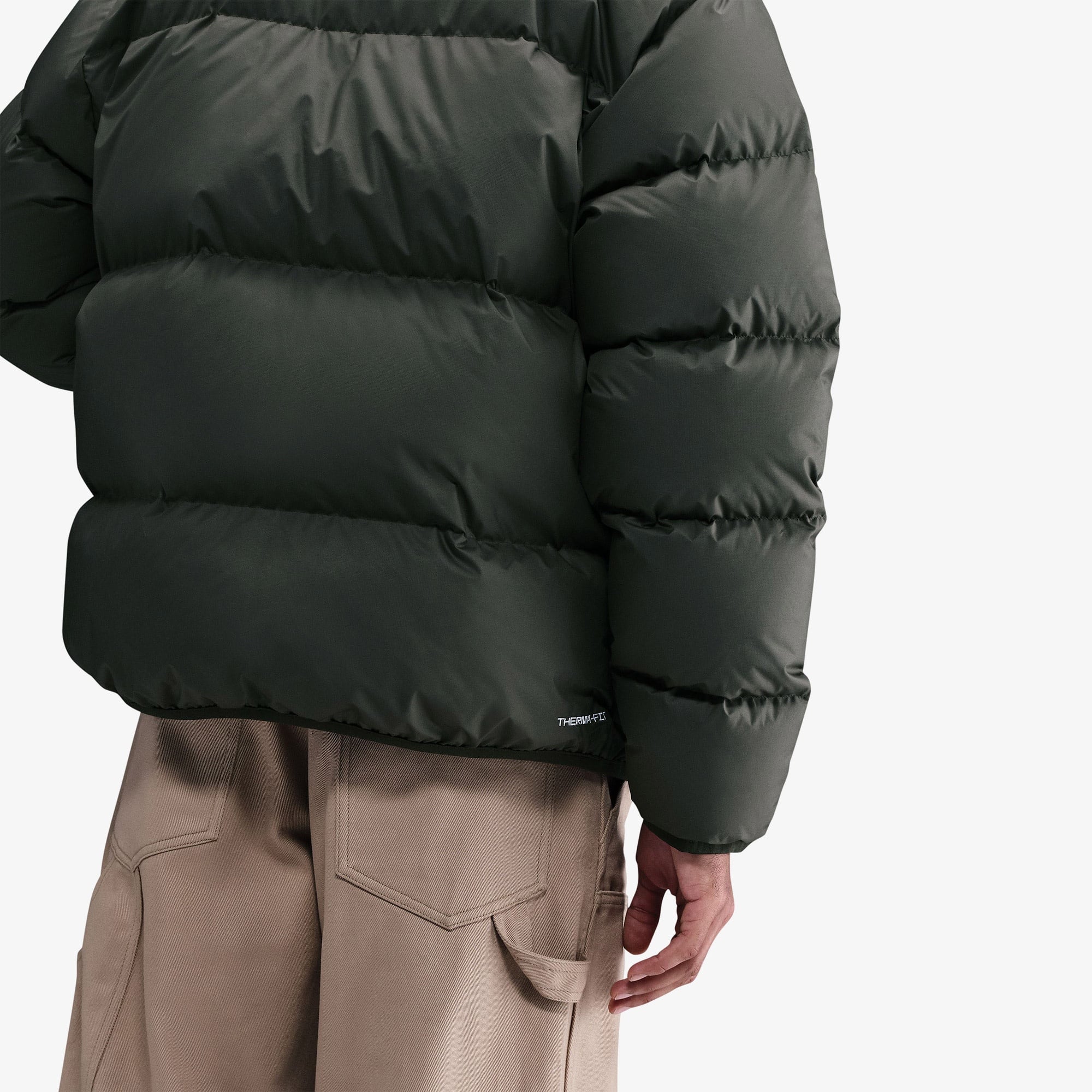 Nike Sportswear Therma-Fit Club Puffer Erkek Yeşil Mont
