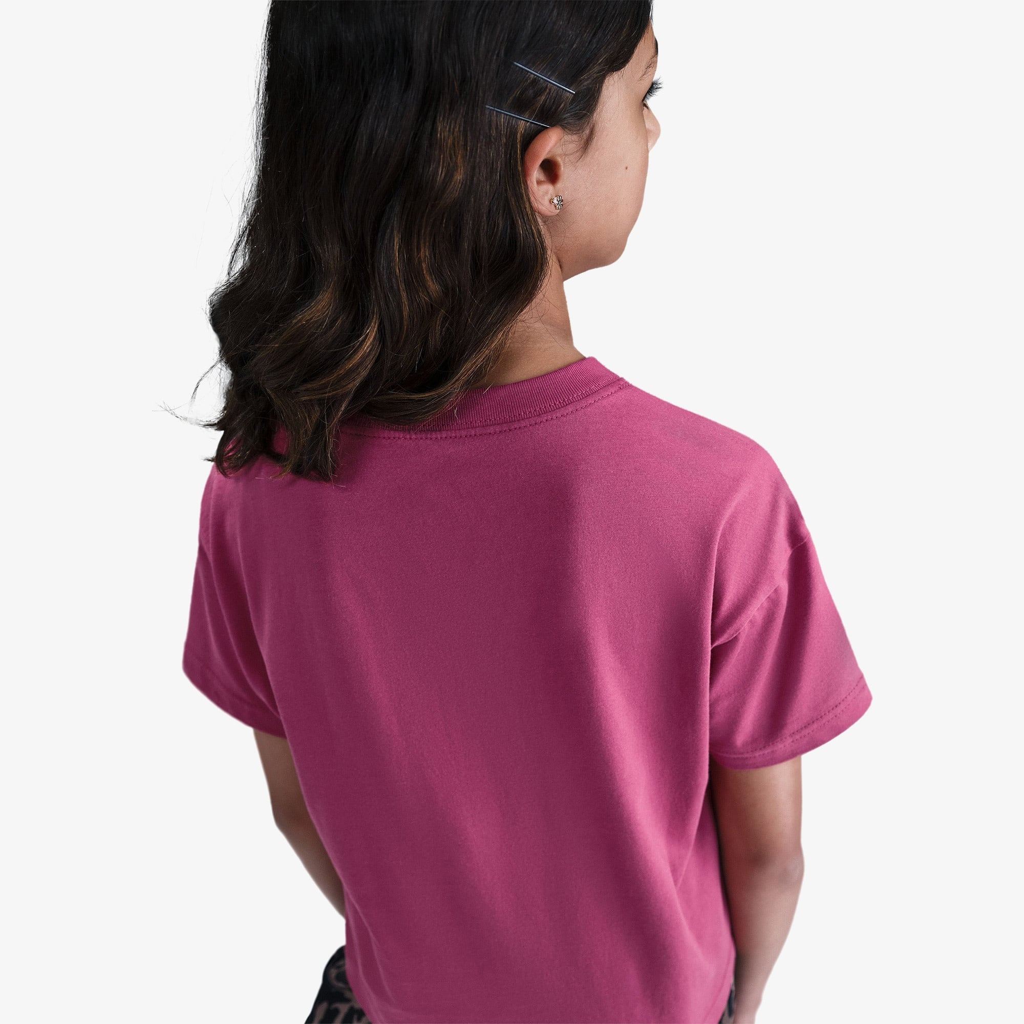 Nike Sportswear Boxy Animal Print Çocuk Pembe T-Shirt