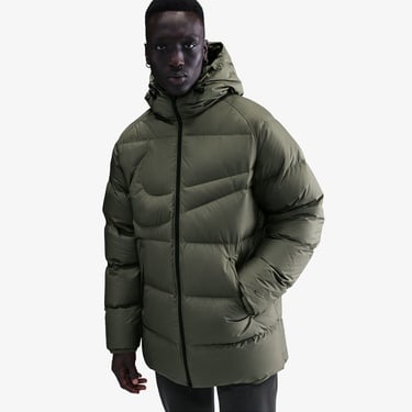  Nike Sportswear Therma-Fit Club Parka Erkek Haki Mont