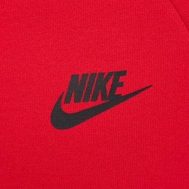  Nike Sportswear Tech Fleece Çocuk Kırmızı Eşofman Üstü