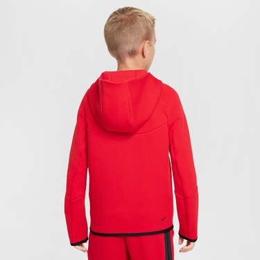  Nike Sportswear Tech Fleece Çocuk Kırmızı Eşofman Üstü