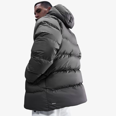  Nike Sportswear Therma-Fit Club Parka 650 Erkek Gri Mont