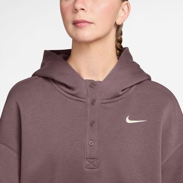  Nike Sportswear Phoenix Fleece Kadın Kahverengi Hoodie