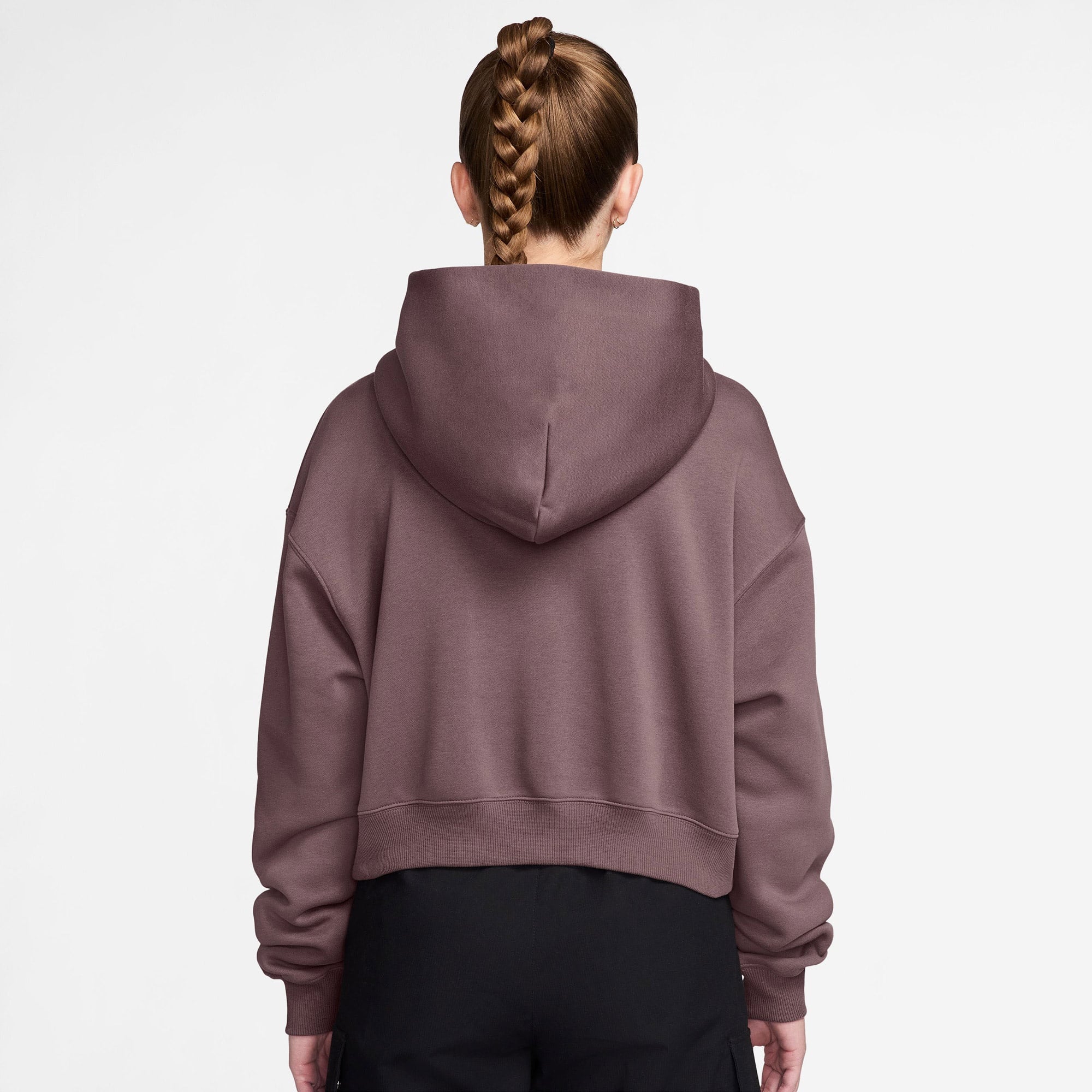 Nike Sportswear Phoenix Fleece Kadın Kahverengi Hoodie