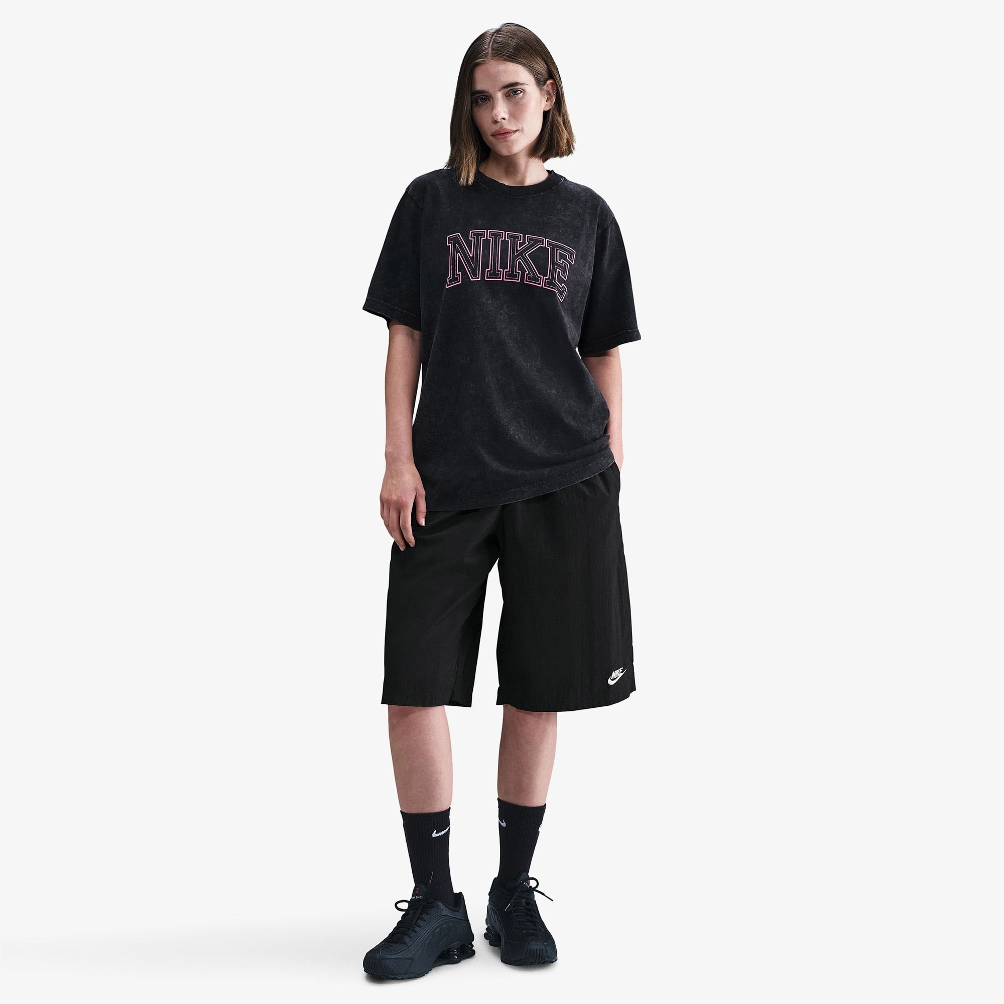 Nike Sportswear Classics Kadın Siyah T-Shirt