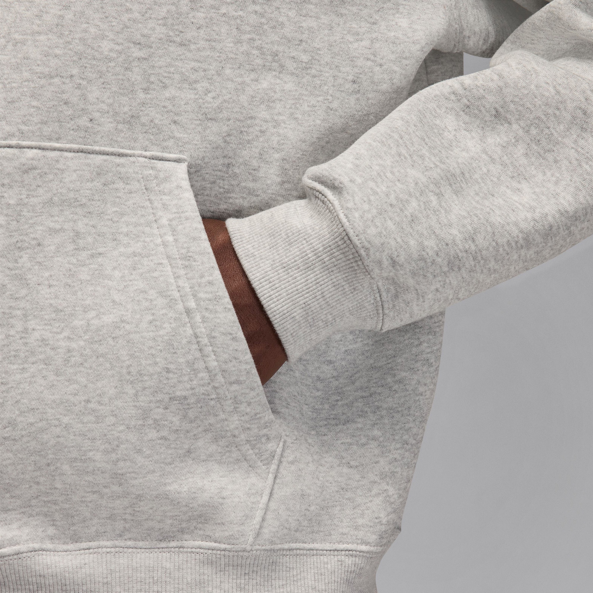 Jordan Brooklyn Fleece Erkek Gri Sweatshirt